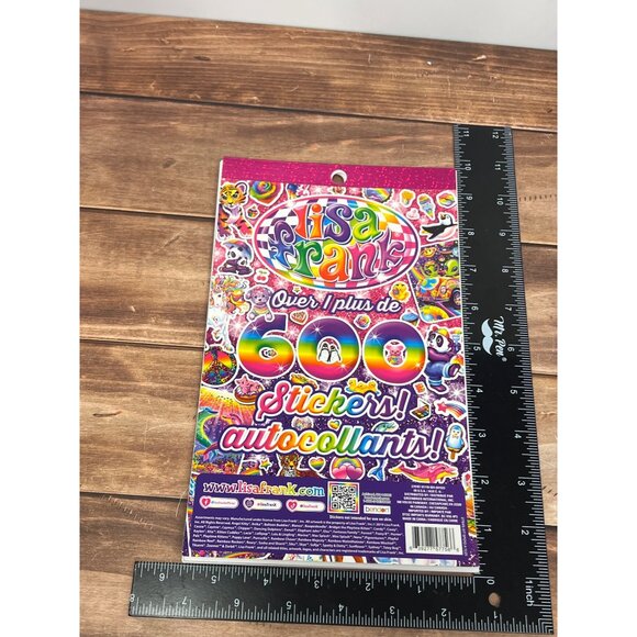 2019 Lisa Frank Over 600 Stickers Colorful Collectible Sticker Book - Picture 2 of 6